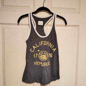 Reflex Women's Size S Gray California Republic Tank Top